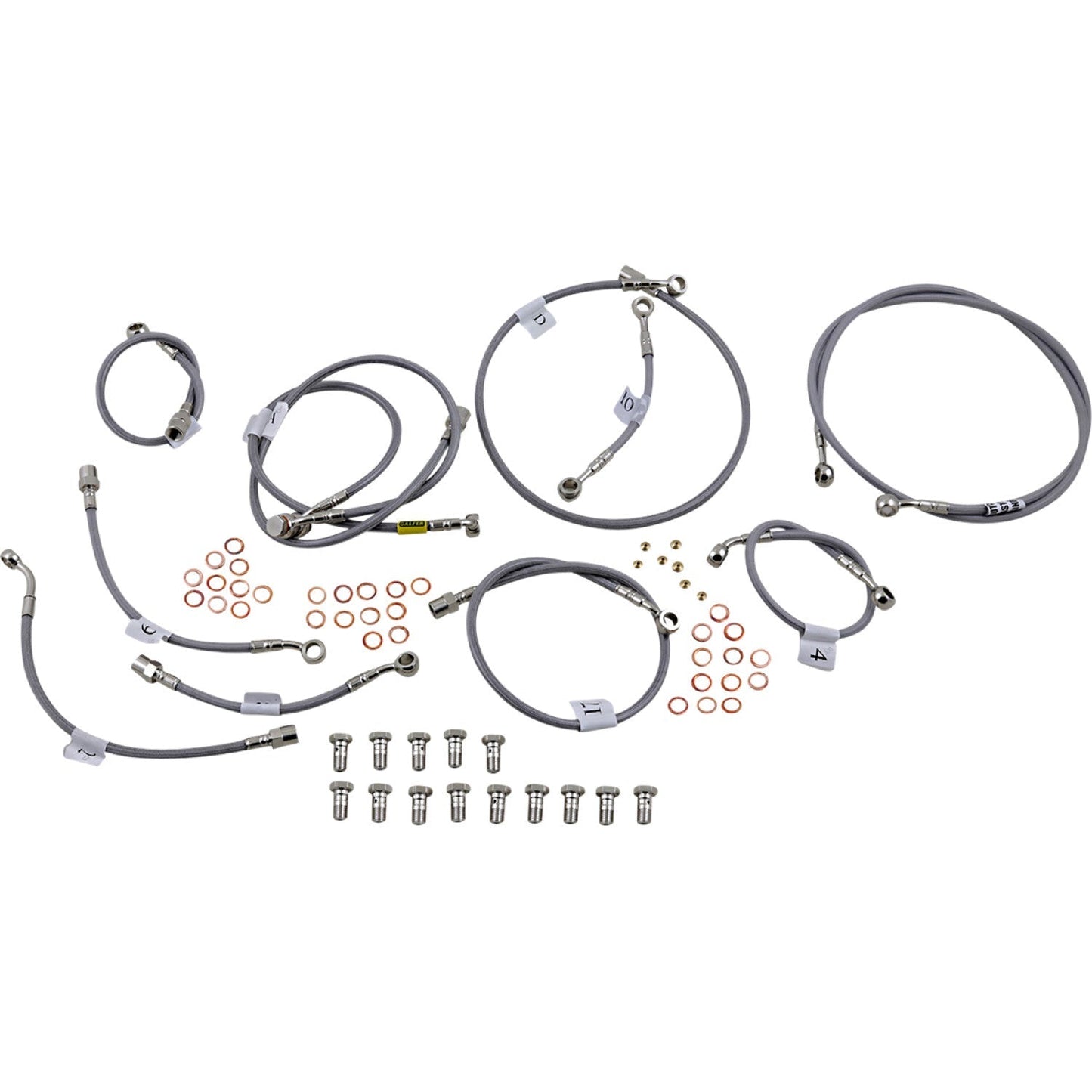 Galfer Brake Line - Stainless Steel FK003D605-11 | Brake Lines Hoses Stainless Steel
