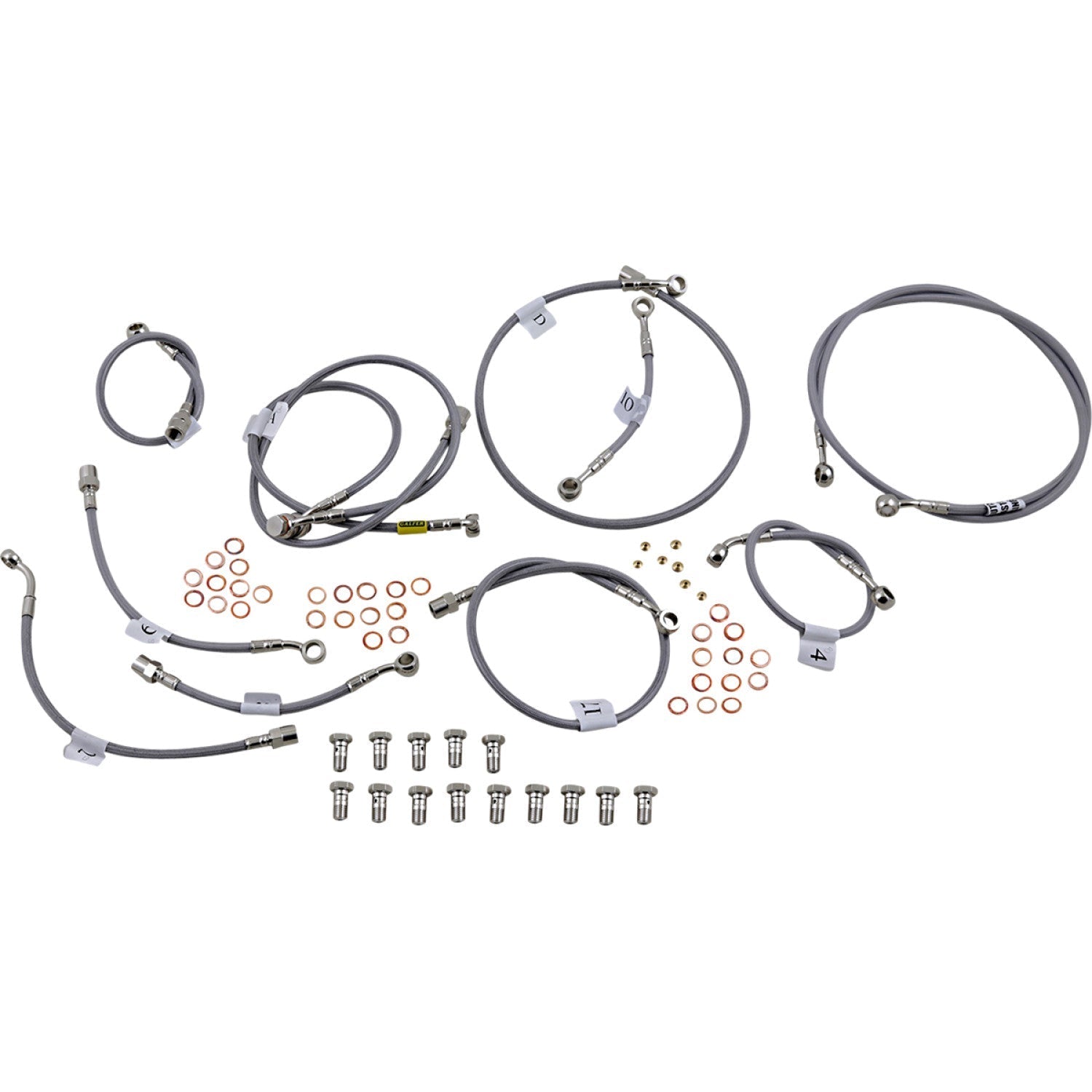 Galfer Brake Line - Stainless Steel FK003D605-11 | Brake Lines Hoses Stainless Steel