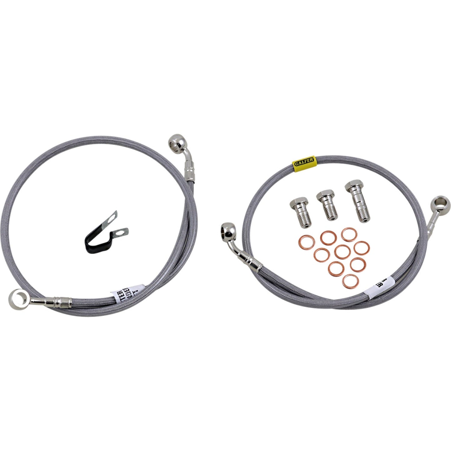 Galfer Brake Line - Stainless Steel FK003D485-2 | Brake Lines Hoses Stainless Steel