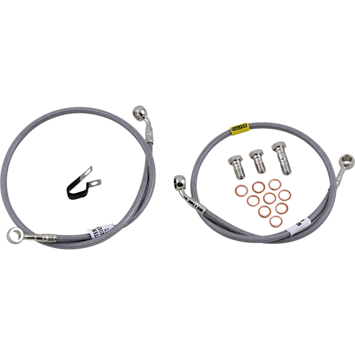 Galfer Brake Line - Stainless Steel FK003D485-2 | Brake Lines Hoses Stainless Steel