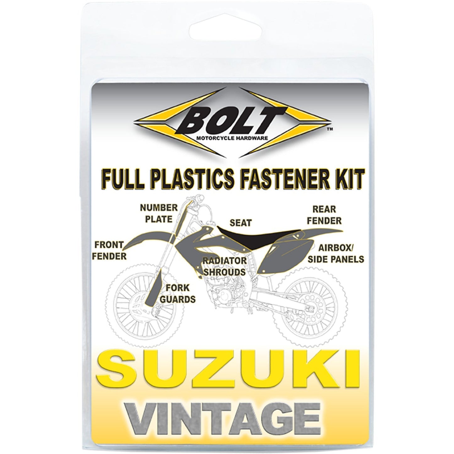 BOLT Body Work Fastener Kit - Suzuki SUZ-9600104