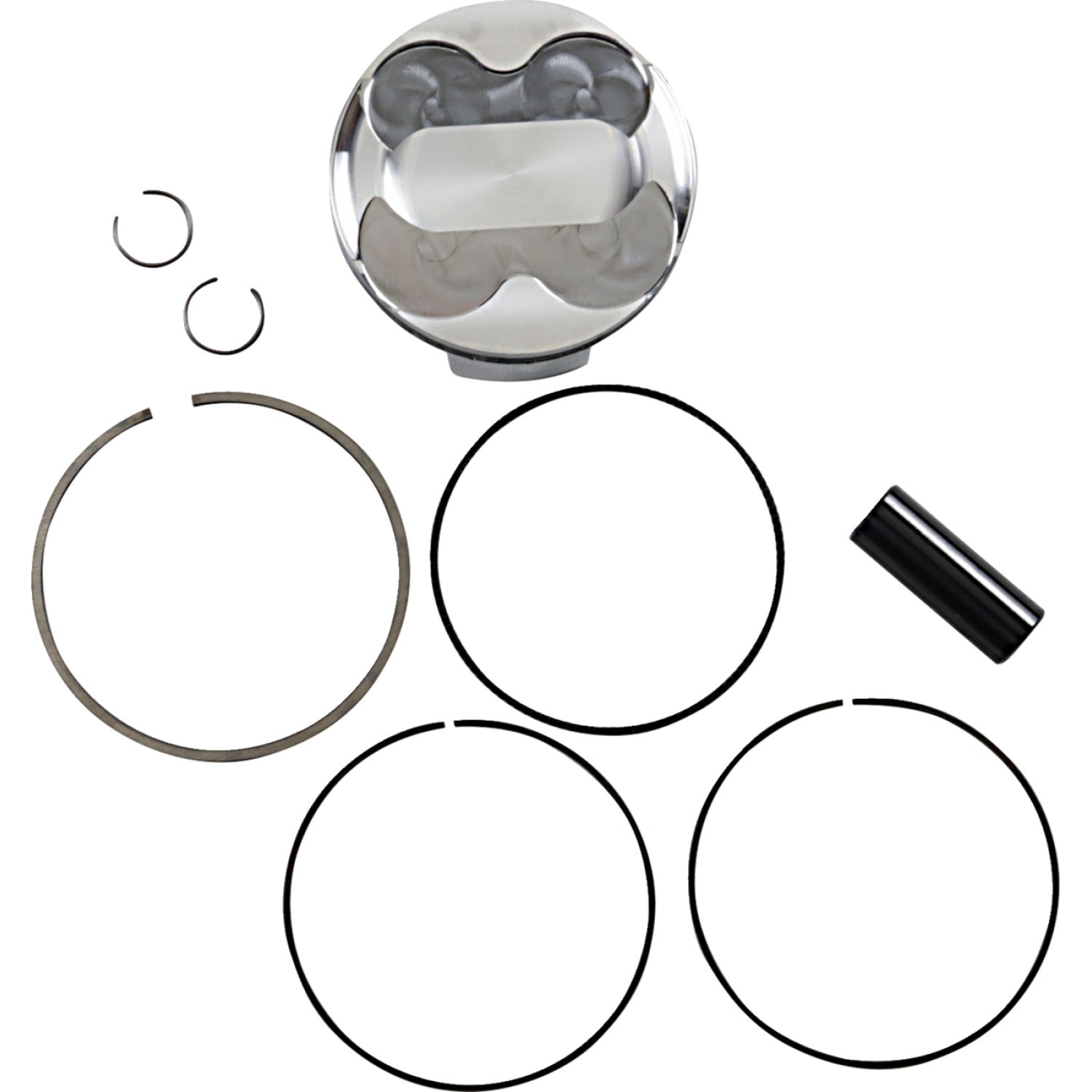 JE Pistons Piston Kit - 14.5:1 - Honda 345056 | JE Pistons | Piston & Ring Kits
