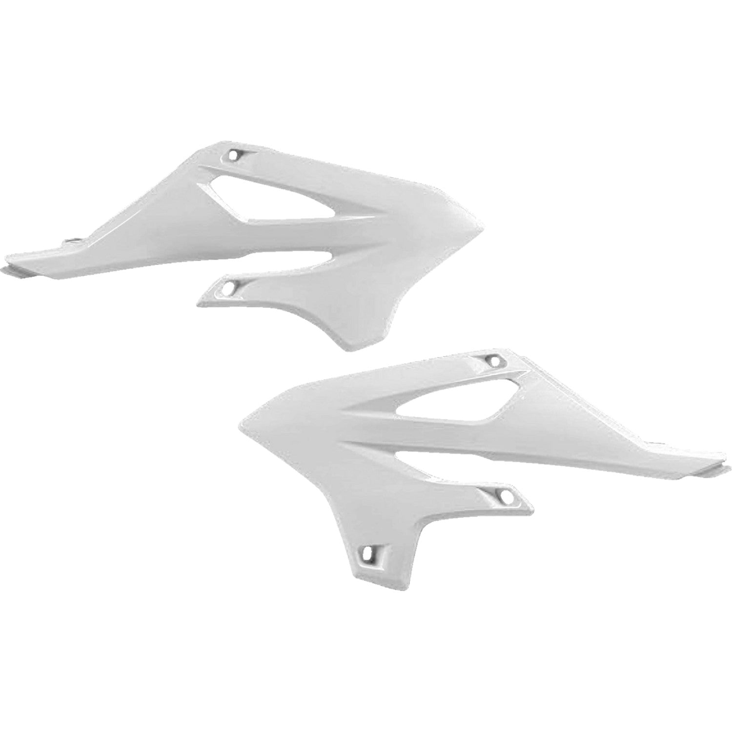 POLISPORT Radiator Cover - White - YZ 85 8477800002 by Polisport