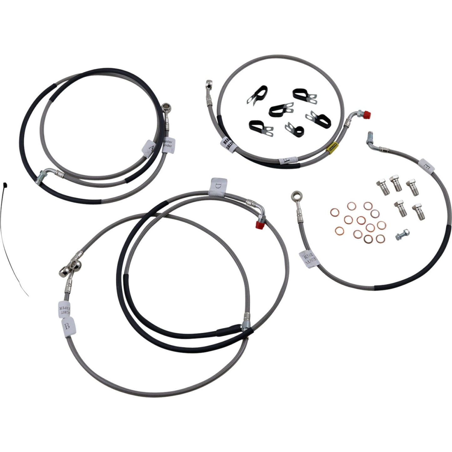 Galfer Brake Line - Stainless Steel FK003D811-6 | Brake Lines Hoses Stainless Steel