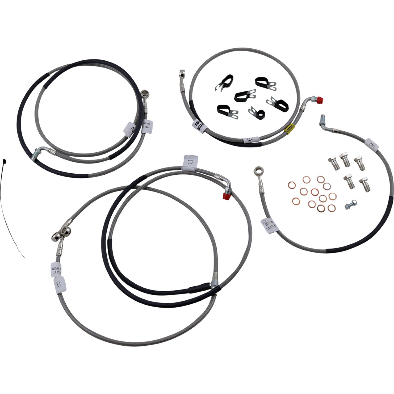Galfer Brake Line - Stainless Steel FK003D811-6 | Brake Lines Hoses Stainless Steel