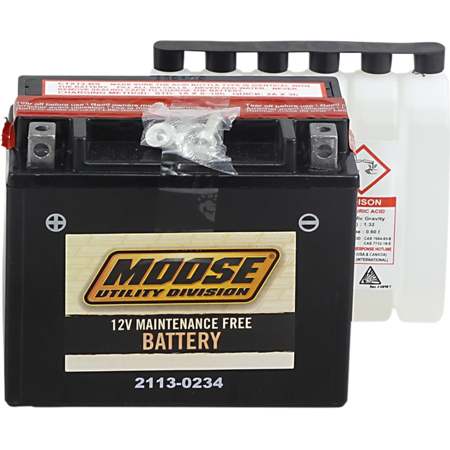 Moose Utility AGM Battery - YTX12-BS MTX12-BS | Battery Group