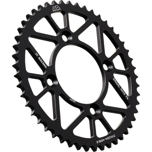 JT SPROCKETS Rear Sprocket - Aluminum - 49 Tooth - Black - CRF 125FB JTA1204.49BLK by JT Rear Sprockets   Aluminum/Alloy