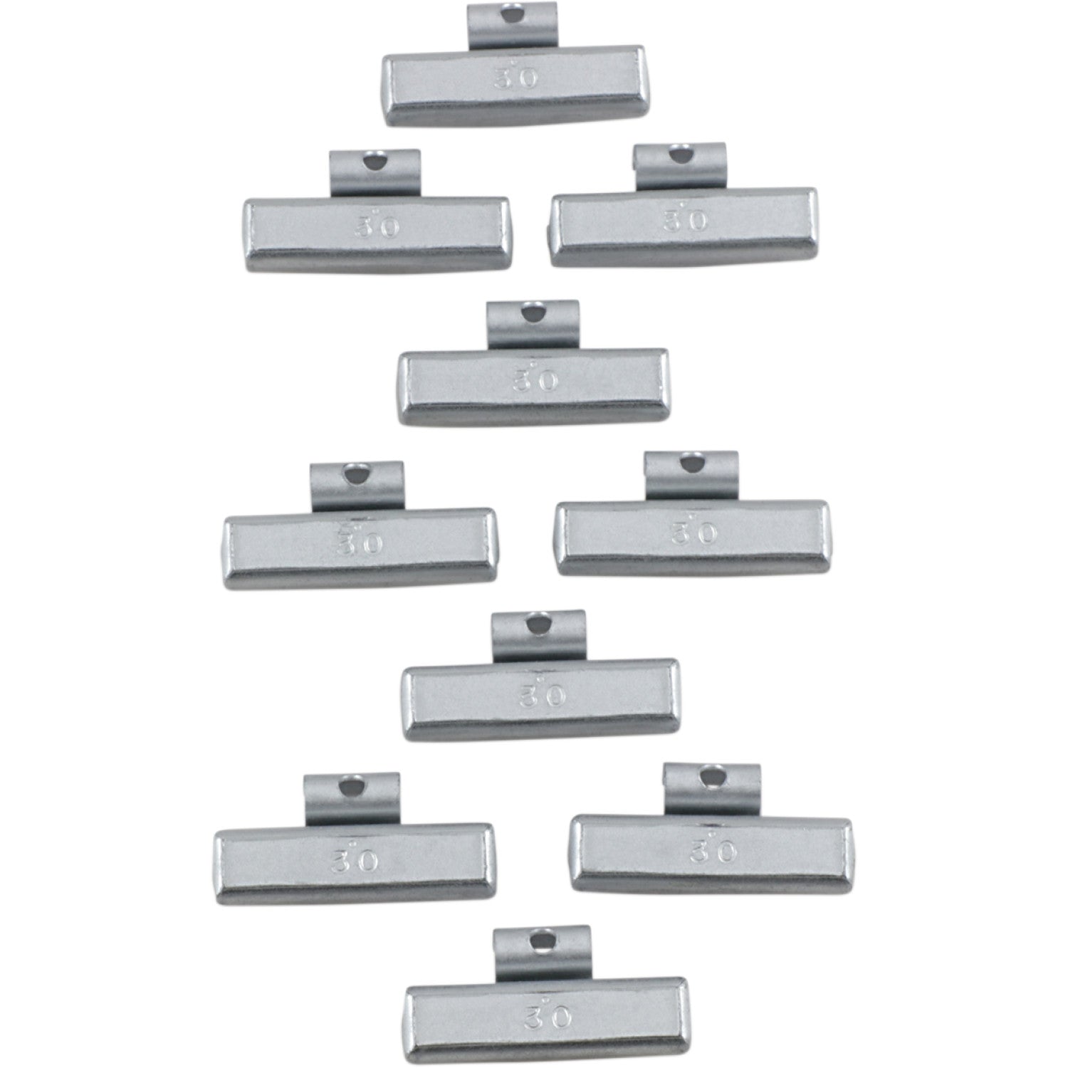 K&L Supply Wheel Weights - Crimp-On - 30 g - FJR1300 32-4078 | Wheel Balancing Weights