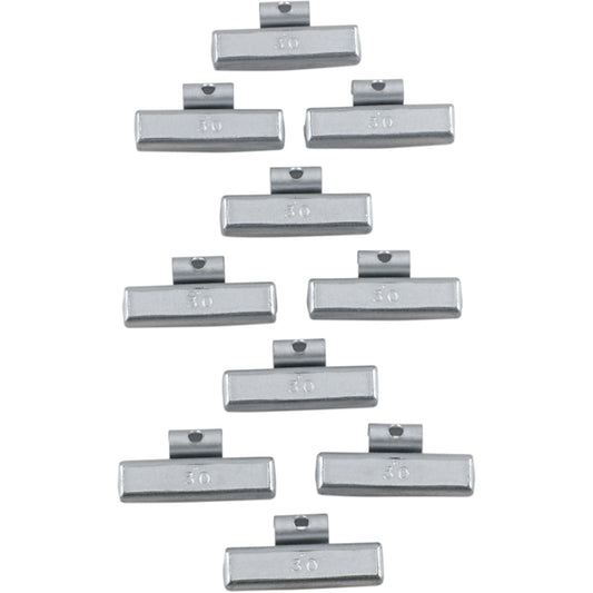 K&L Supply Wheel Weights - Crimp-On - 30 g - FJR1300 32-4078 | Wheel Balancing Weights