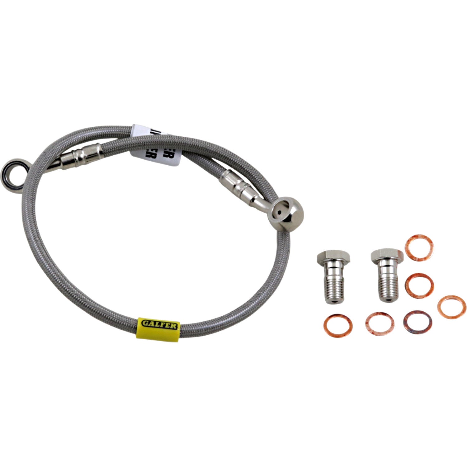 Galfer Brake Line - Stainless Steel FK003D674R | Brake Lines Hoses Stainless Steel