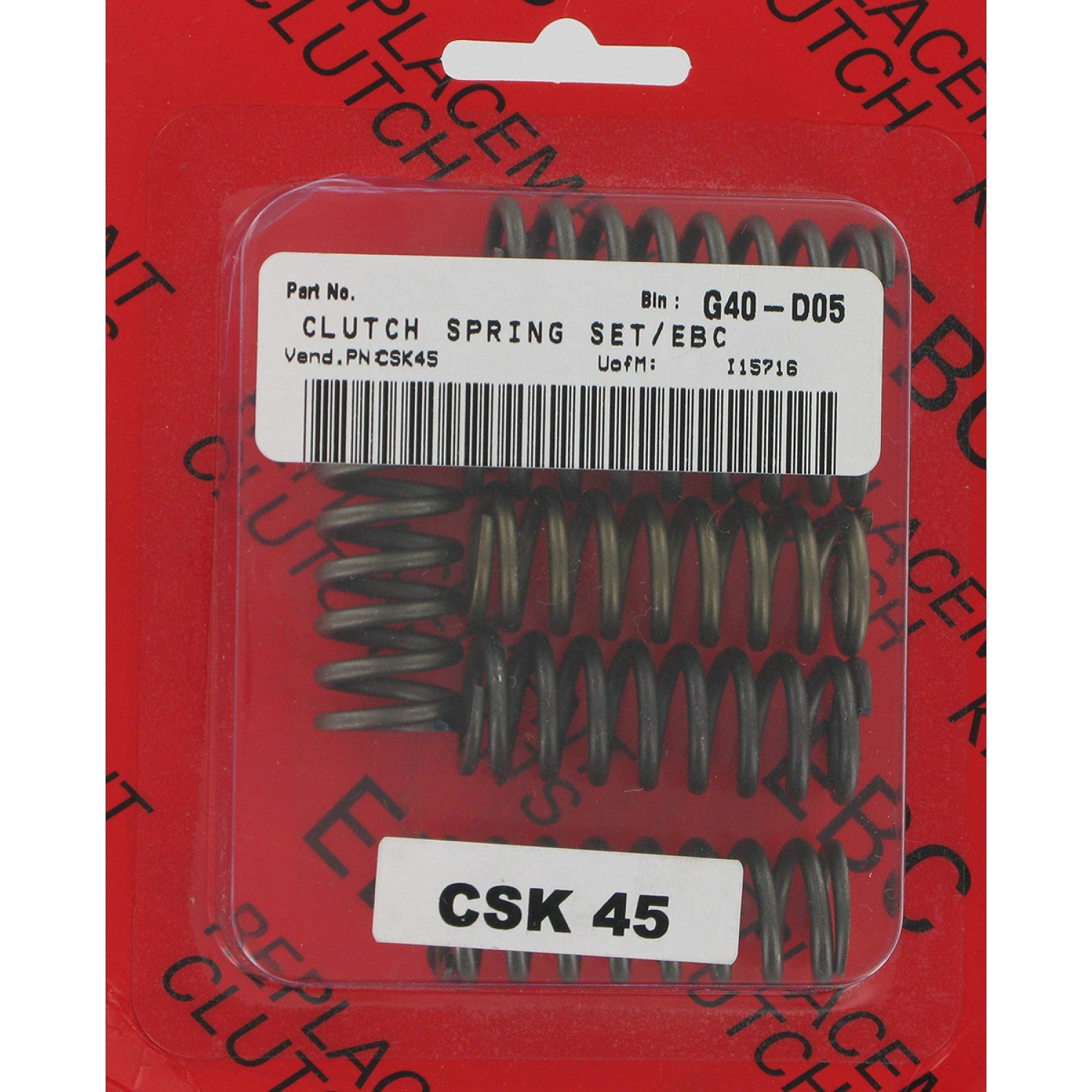 EBC Clutch Springs CSK45 | Clutch Com PO Nent Parts