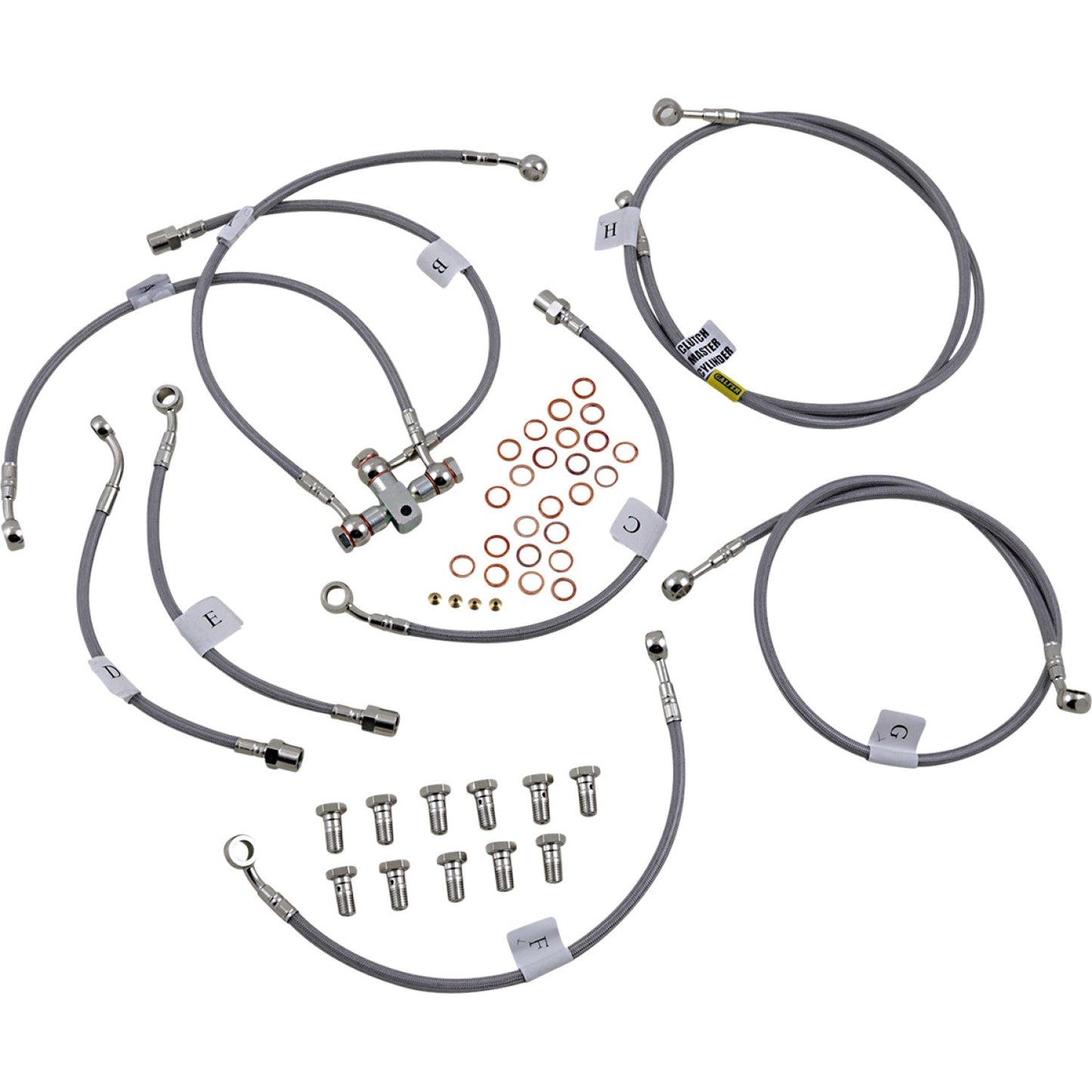 Galfer Brake Line - Stainless Steel FK003D420-9 | Brake Lines Hoses Stainless Steel