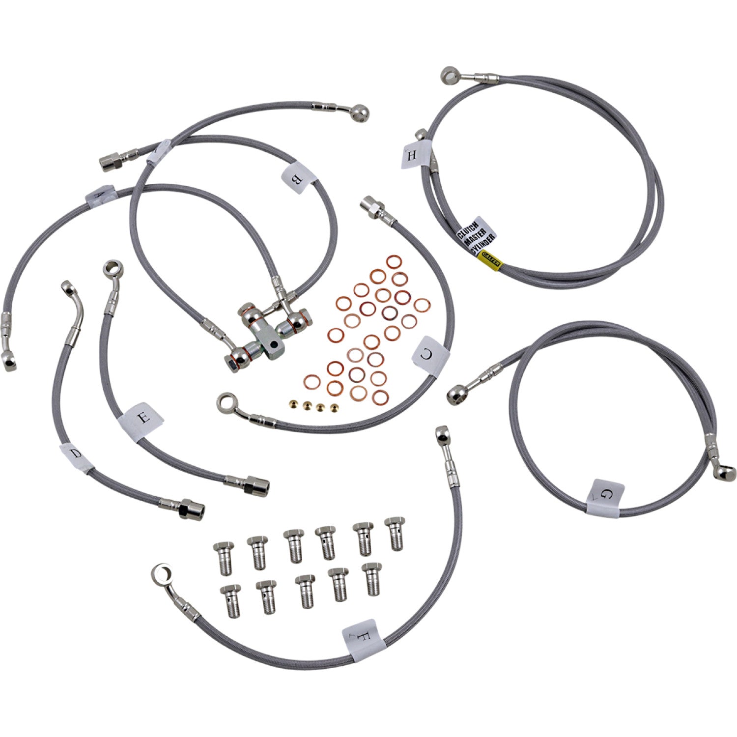 Galfer Brake Line - Stainless Steel FK003D420-9 | Brake Lines Hoses Stainless Steel