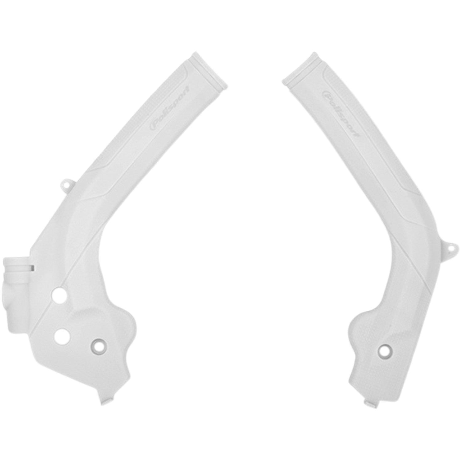 POLISPORT Frame Guards - White - Husqvarna/KTM 8466600003 by Polisport