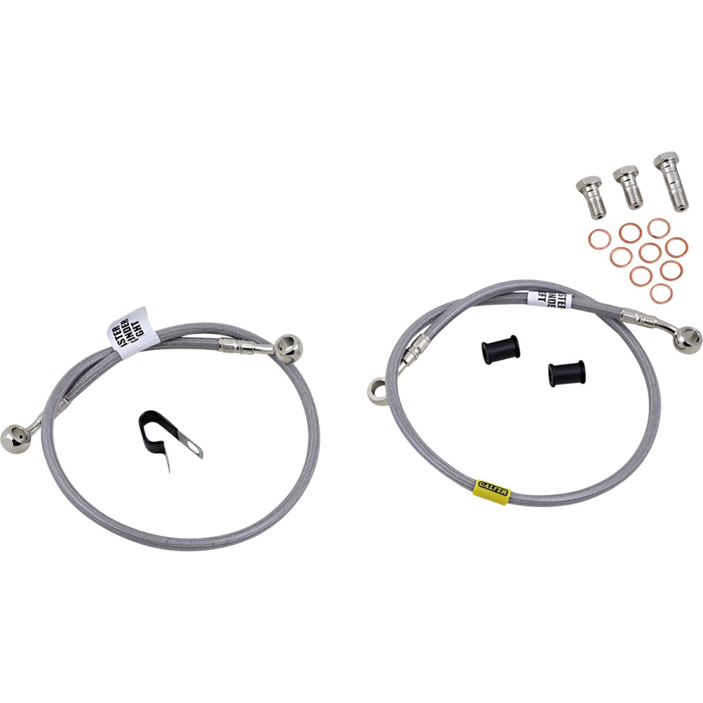 Galfer Brake Line - Stainless Steel FK003D495-2 | Brake Lines Hoses Stainless Steel