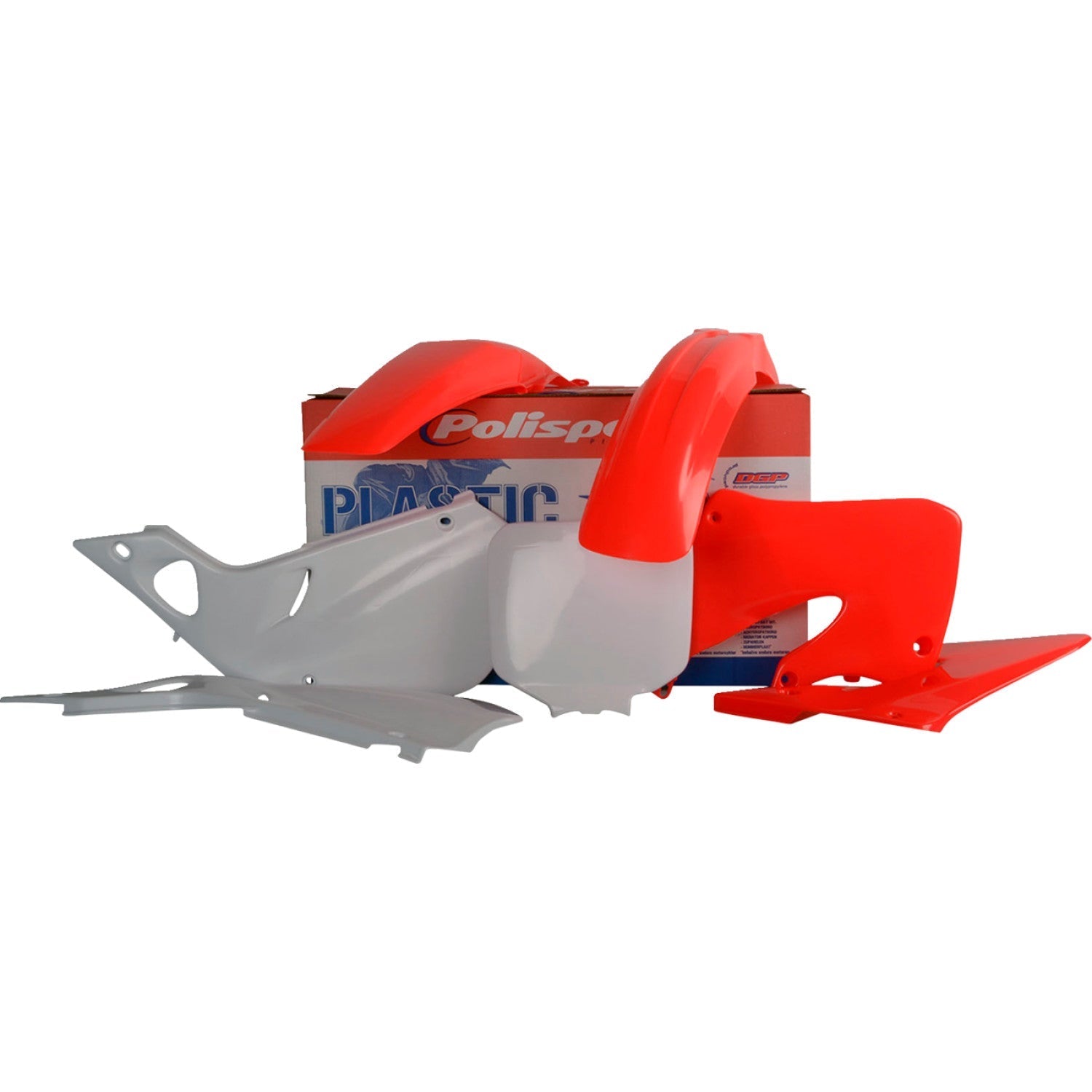 POLISPORT Body Kit - Complete - OEM Red/White - CR 125R/250R 90080 by Polisport