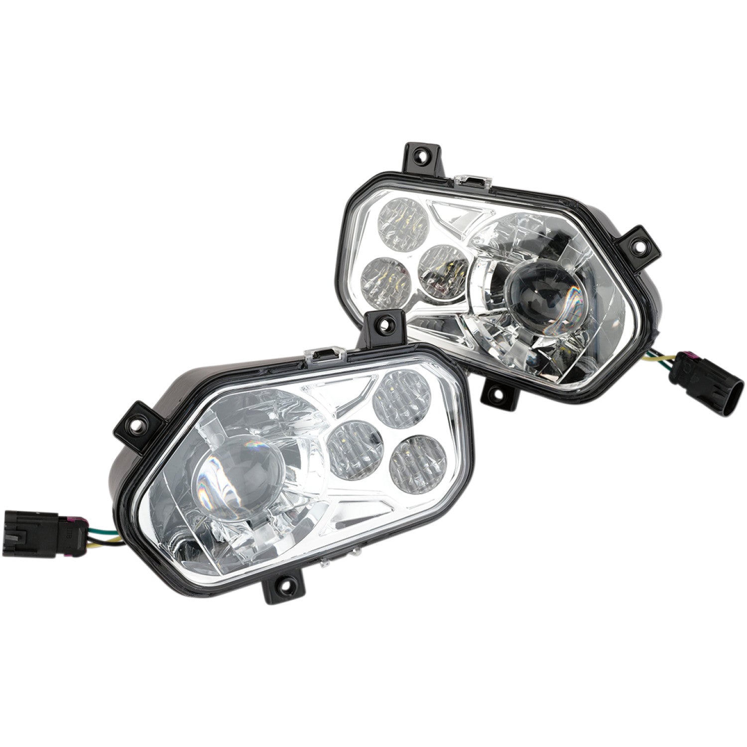 Moose Utility LED Headlight - RZR800/900 - Clear 100-3351-PU | Headlight Group