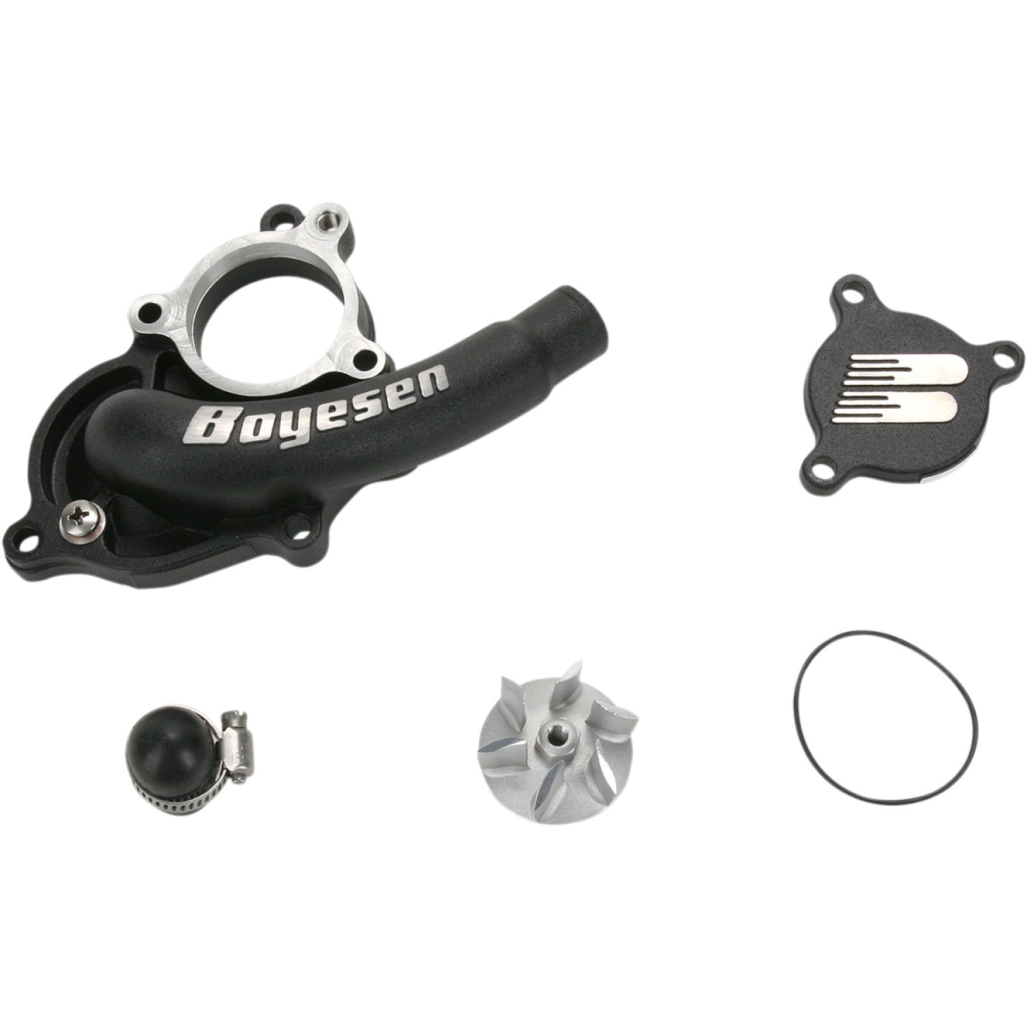 BOYESEN Supercooler Waterpump Cover - Black - Suzuki WPK-27B