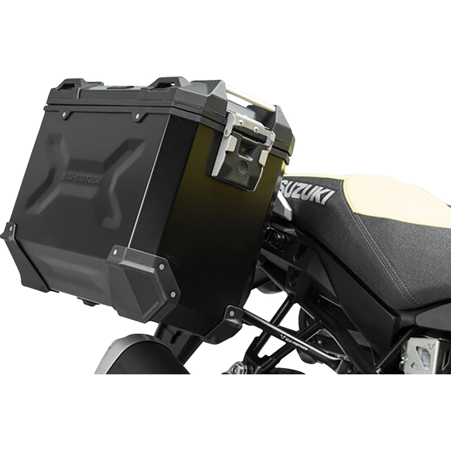 SW-Motech TRAX ADV Aluminum Case System - Black - Suzuki V-Strom 1000 '14-'19 KFT.05.440.70001/B | Luggage Group