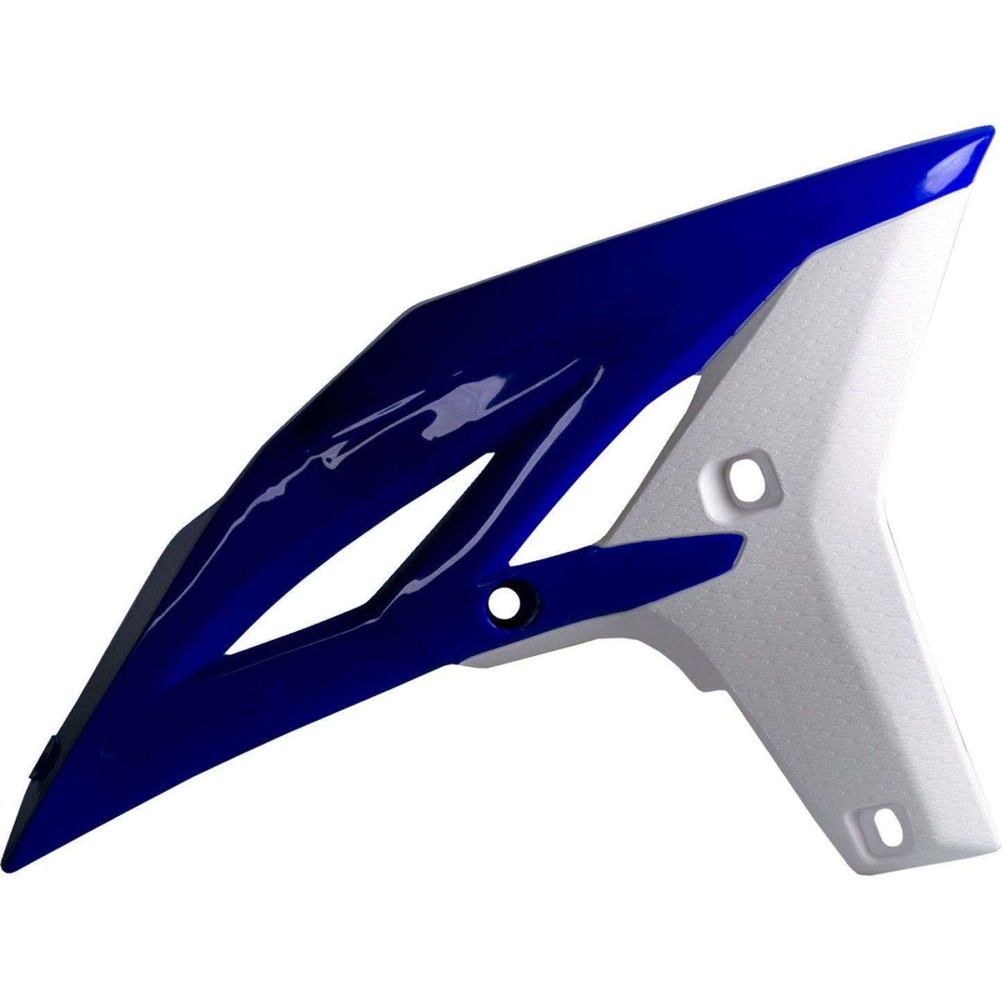 POLISPORT Radiator Cover - Blue/White - YZ 250F | WR 450F 8413700006 by Polisport