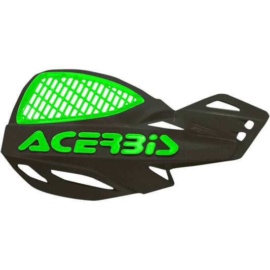 ACERBIS Handguards - Uniko - Vented - Black/Green 2072671043