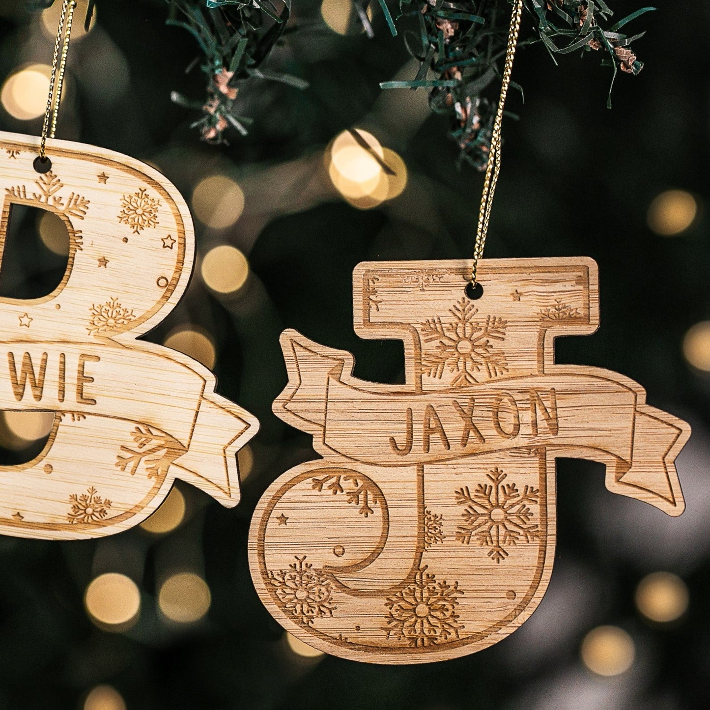 Jolly Alphabet Christmas Bauble