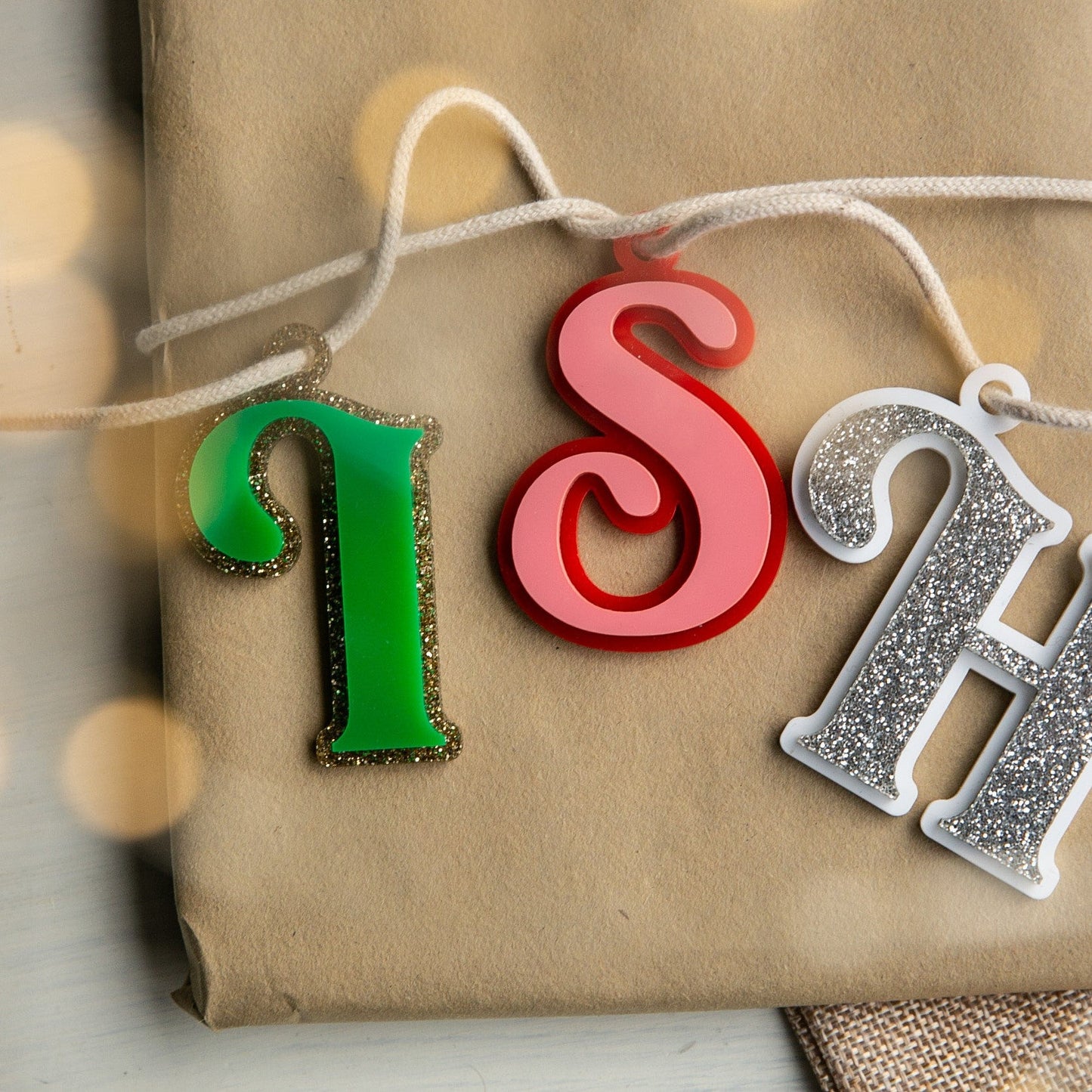 Personalised Deluxe Letter Gift Tags