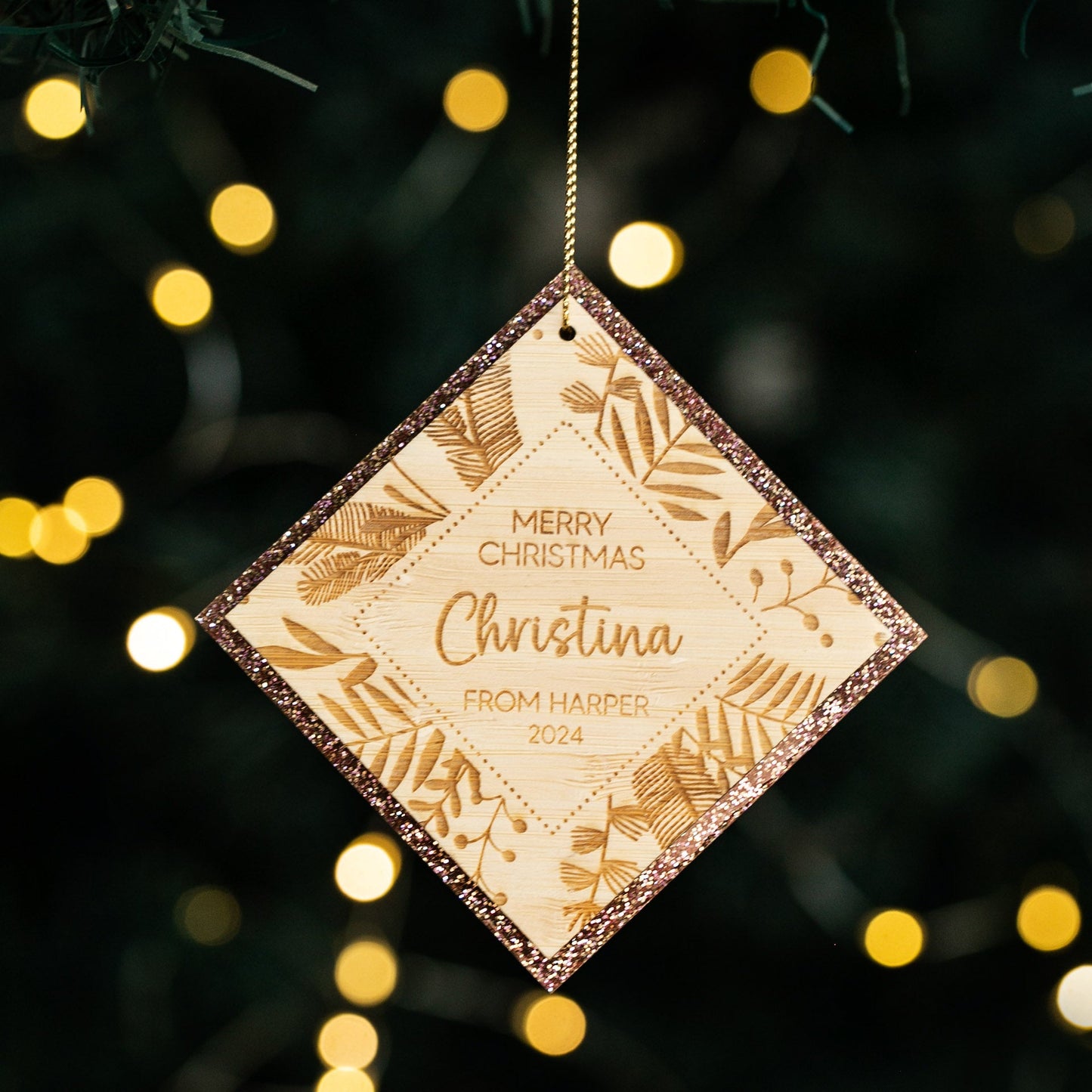 Festive Teacher Christmas Bauble