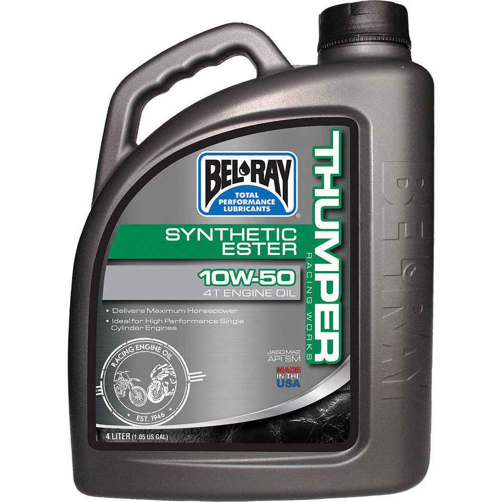 THUMPER SYNTHETIC ESTER 4T ENGINE OIL 10W-50 4L
