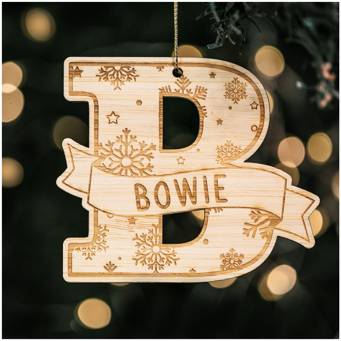 Jolly Alphabet Christmas Bauble