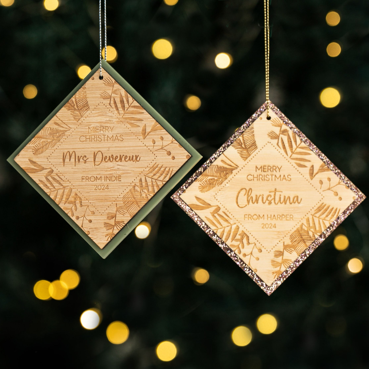Festive Teacher Christmas Bauble